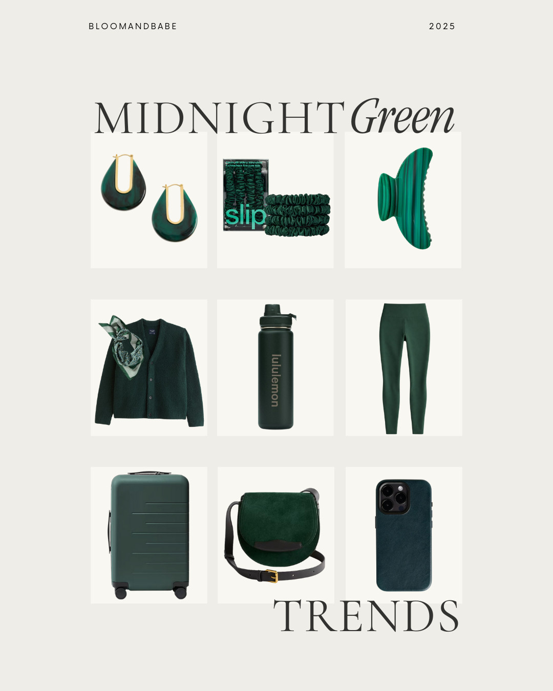 Currently loving midnight green. Timeless, calming, and perfect for refreshing everyday style after the holidays. 

 #LTKgrwm #LTKootd #LTKSeasonal