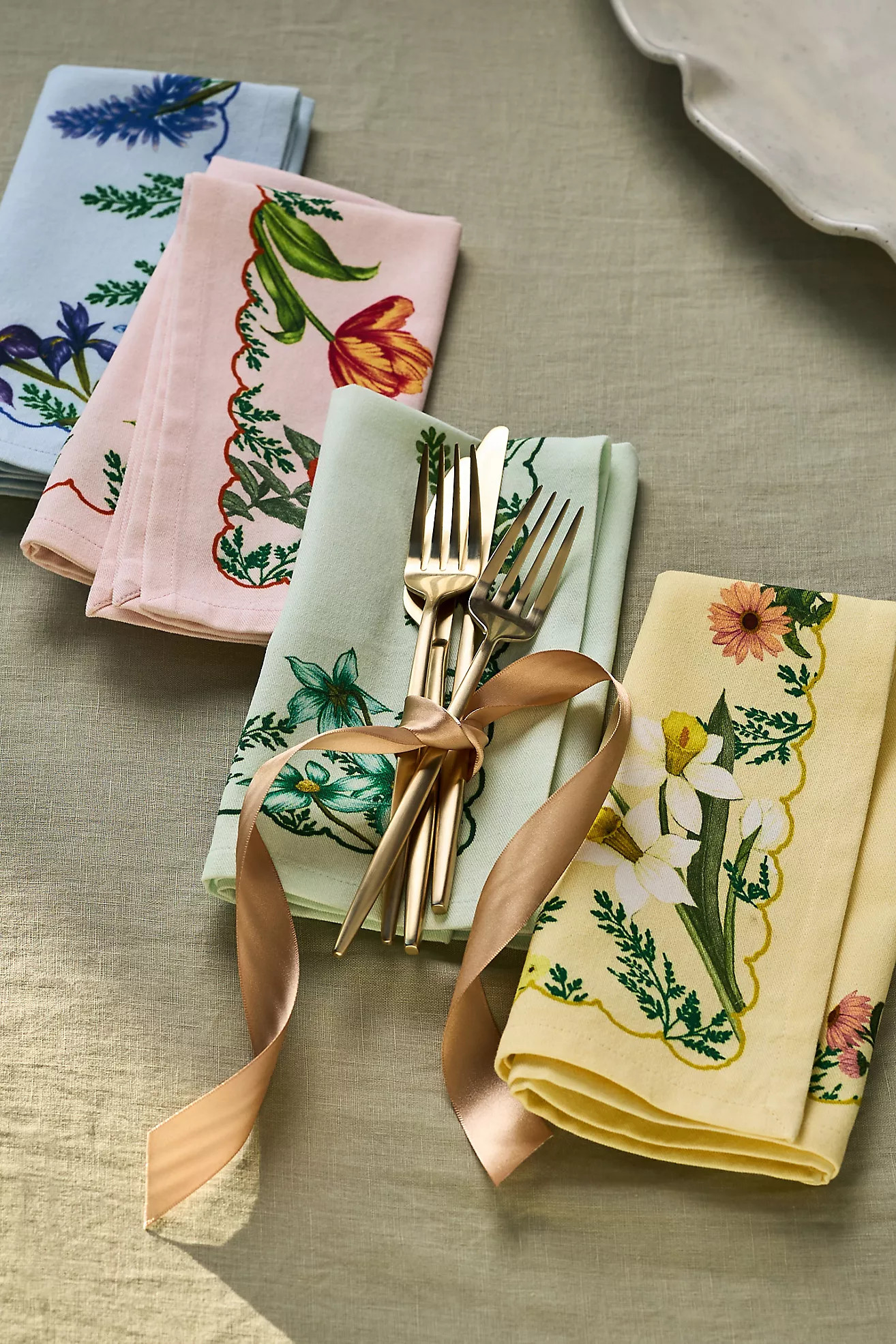 Eden Cotton Napkins, Set of 4 | Anthropologie (US)