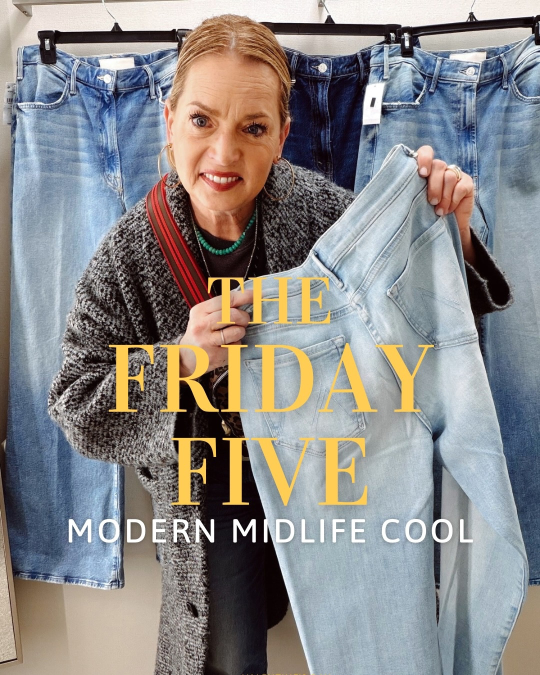 The Friday 5 • Comment PIXIE for the links. 1️⃣2️⃣3️⃣4️⃣5️⃣

#thefridayfivebypixie #mustknowdenim #kickitbutimproved #moderndeniminmidlife

Comment PIXIE below to receive a DM with the link to this post on my LTK ⬇ https://liketk.it/611o3