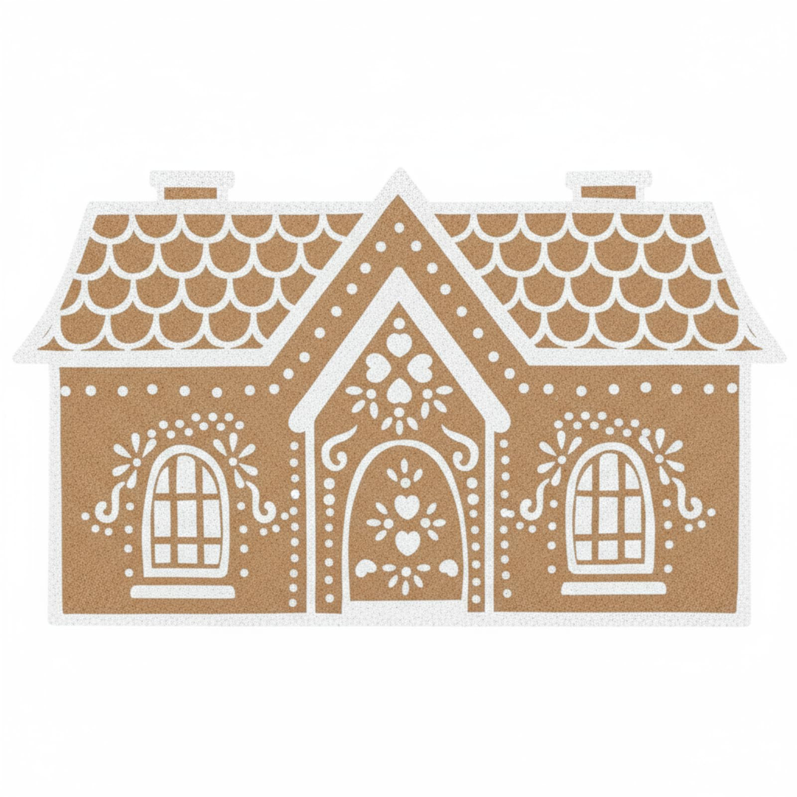 Christmas Gingerbread House Coir Doormat 30''x18'' Outdoor Xmas Welcome Mat Rug for Home Indoor H... | Amazon (US)