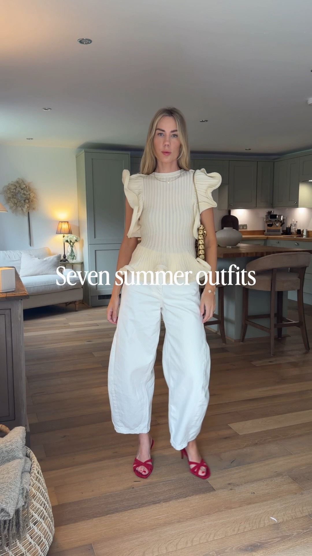 Seven summer Outfits for when you don’t know what to wear, simple but adding interest through shape texture and a pop of red. 

What’s you favourite??

#LTKsummer #LTKjeans #LTKuk