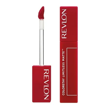 Revlon ColorStay Limitless Matte Liquid Lipstick, 24HR Wear, 011 Fire Off, 0.17 fl oz | Walmart (US)