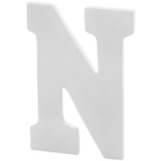 9" White Wood Letter by ArtMinds® | Michaels Stores