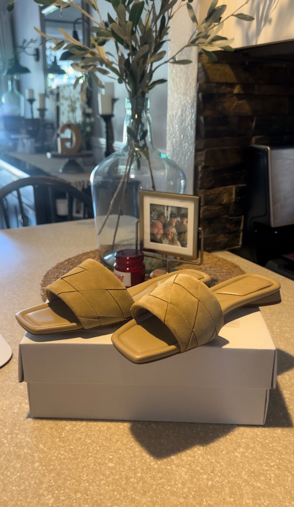 Love the quilted pattern on these suede type sandals. So cute for Spring & Summer! A perfect color too. 

#LTKSeasonal #LTKootd