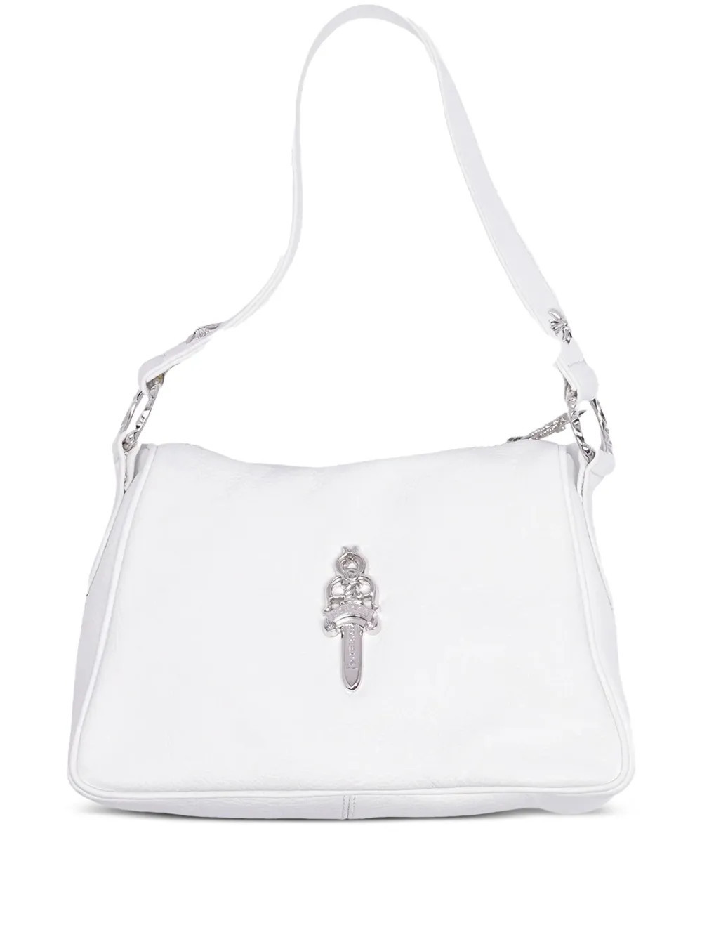 Chrome Hearts dagger chicken nugget leather bag - White | Farfetch Global