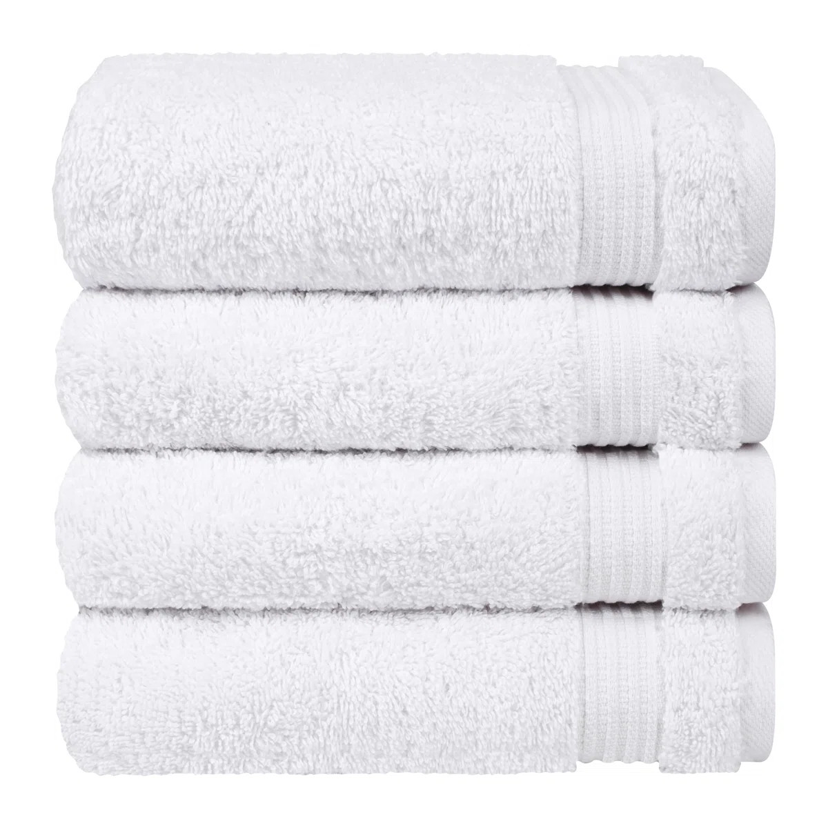Ebern Designs 100% Cotton Turkish  Hand Towel Set, 4 Piece Soft, Absorbent Hand Face Towels & Rev... | Wayfair North America