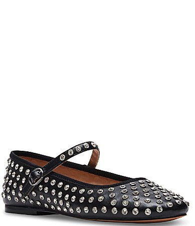 Steve Madden Vinetta-R Rhinestone Studded Mary Jane Ballet Flats - 9.5M | Dillard's