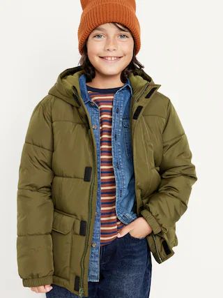 Frost-Free Zip-Front Puffer Jacket for Boys | Old Navy (US)