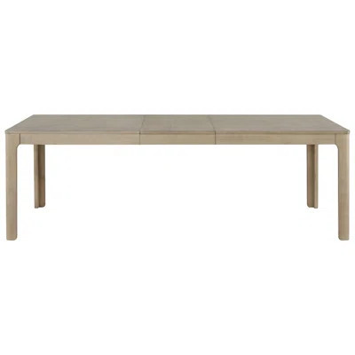 71-91" Extendable Oak Trestle Wood Dining Table | Wayfair North America
