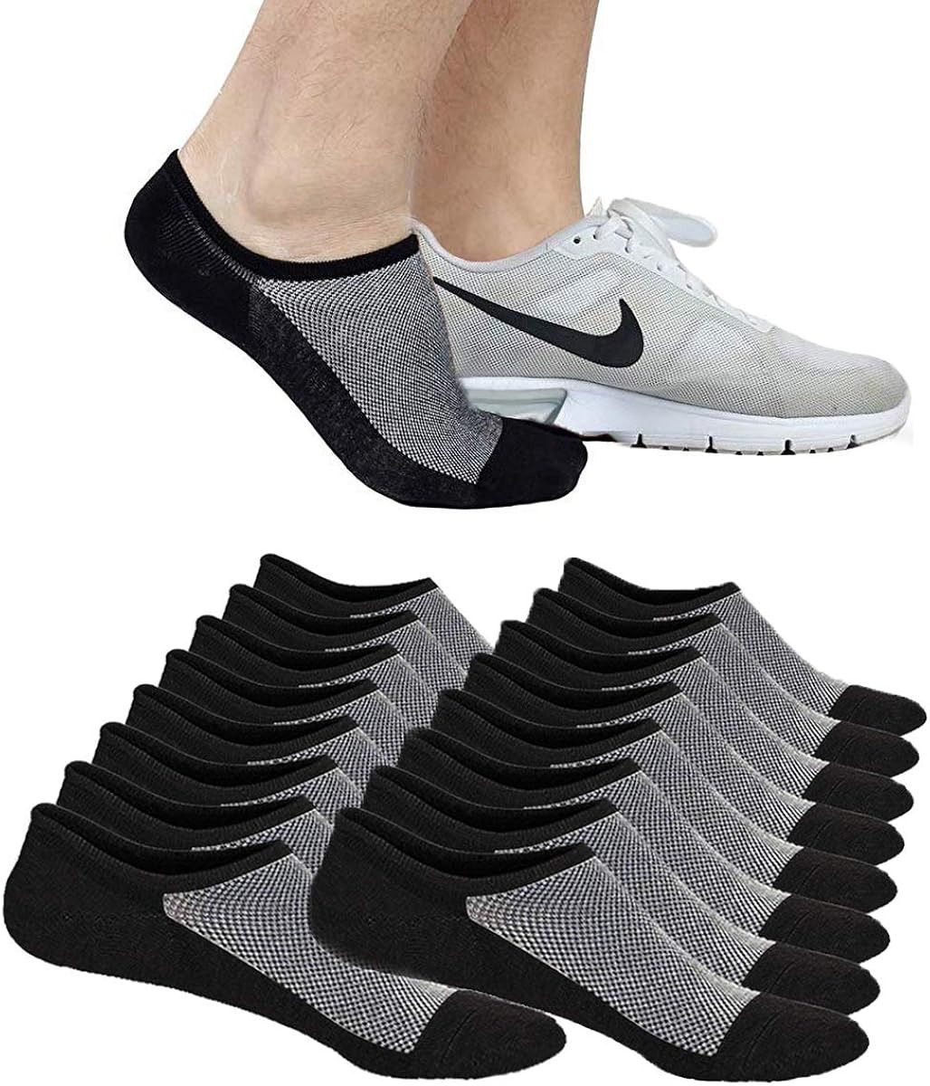 No Show Socks Ankle Low Cut Socks for Mens, Non Slip, 8 Pairs 16 Pairs | Amazon (US)