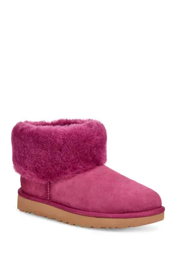 Classic Mini Fluff Genuine Shearling Bootie | Nordstrom Rack