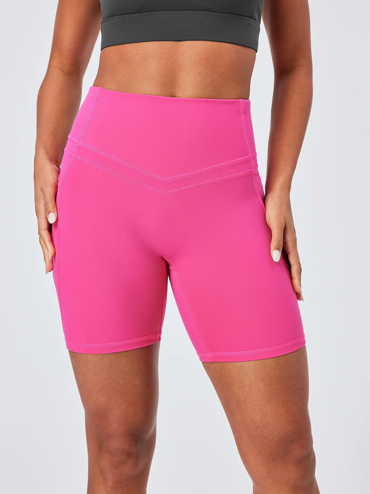 IUGA PowerTight No Front Seam Tummy Control Shorts | IUGA