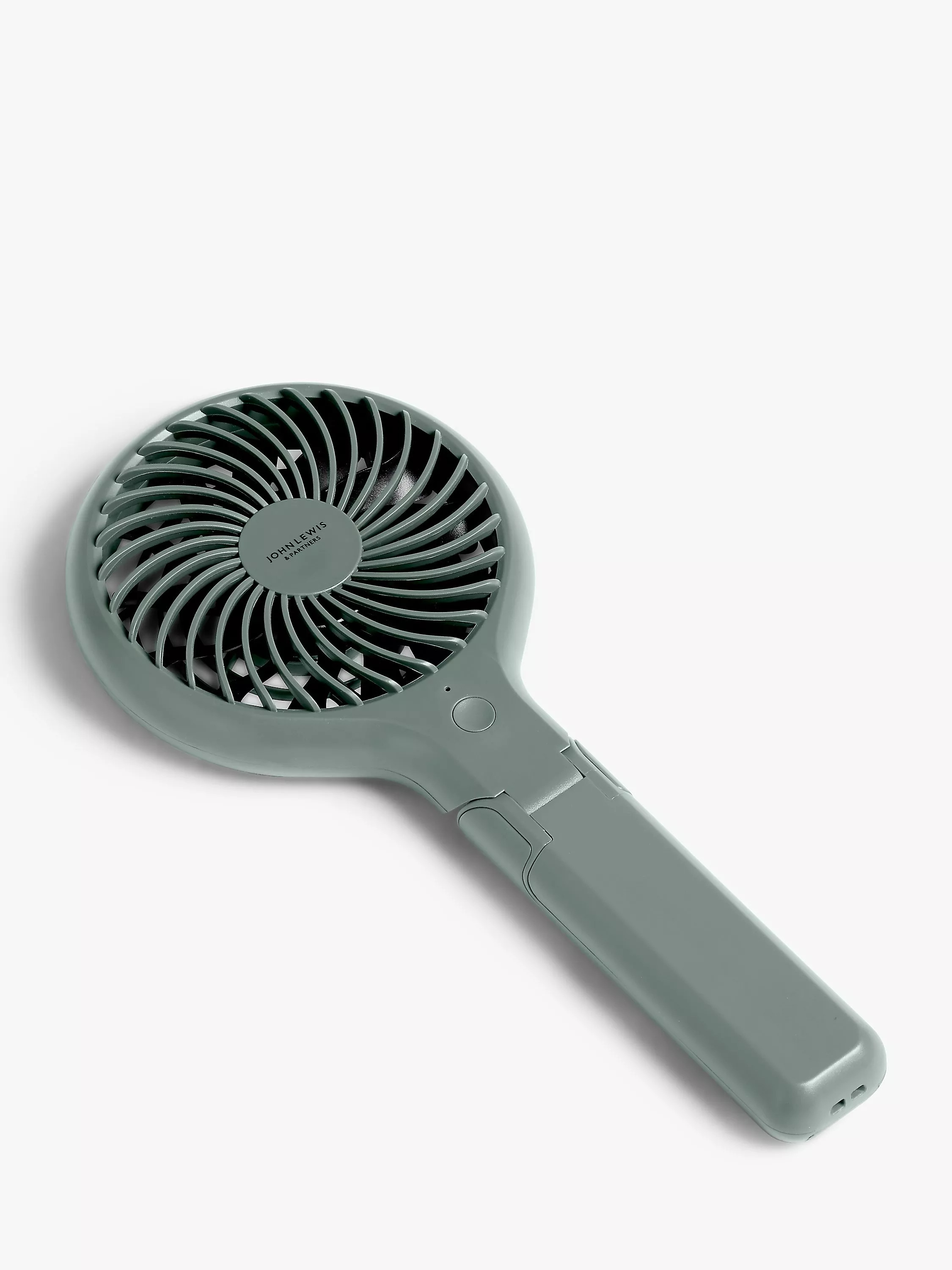 John Lewis ANYDAYJohn Lewis Handheld & Foldable Desk Fan, 4 inch, Sage | John Lewis (UK)