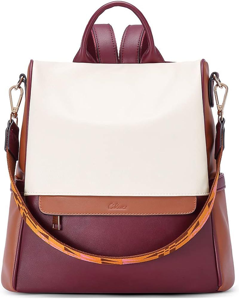 CLUCI Women Backpack Purse Fashion Leather Large Designer Travel Ladies Shoulder Bags | Amazon (US)