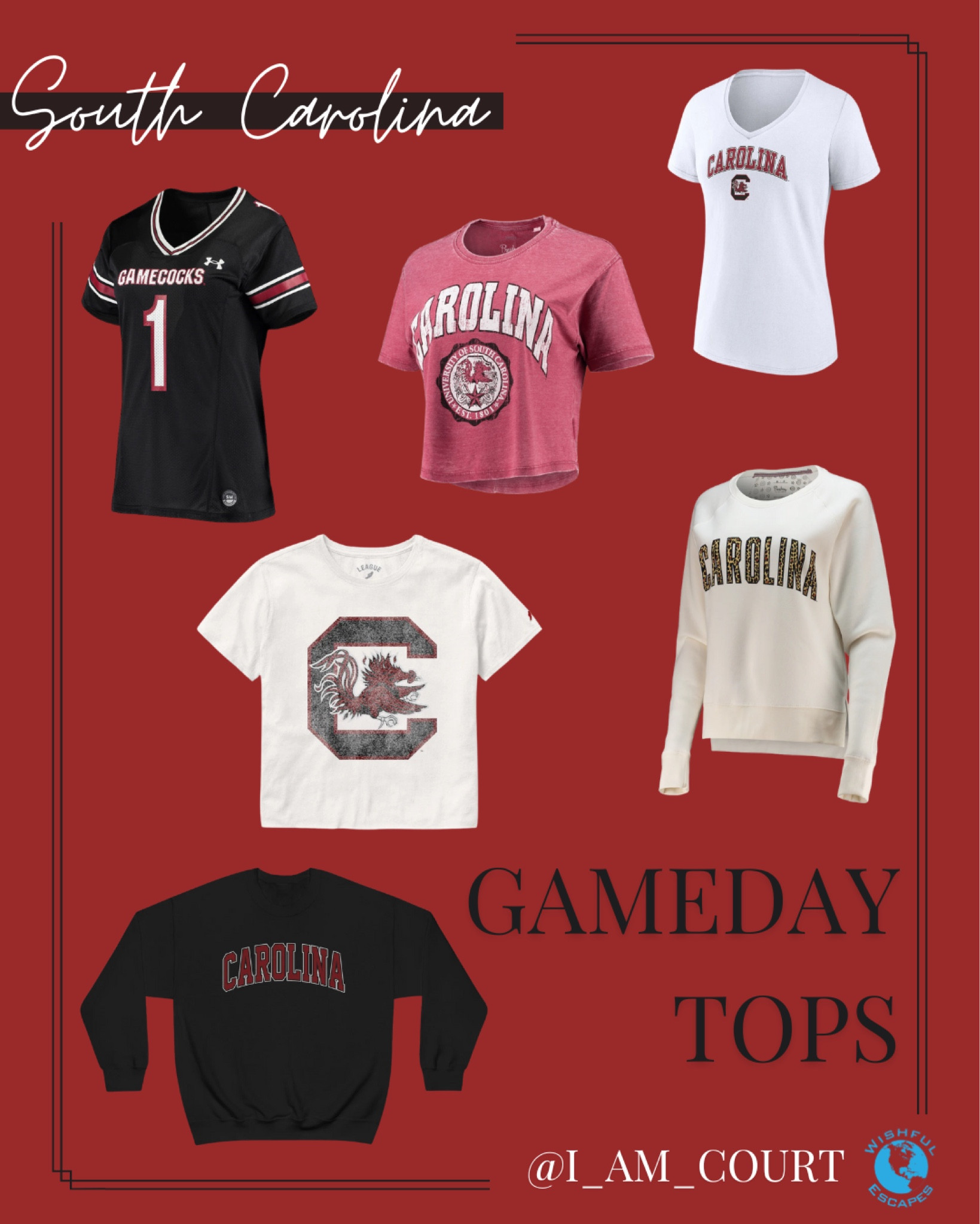 South Carolina Gamecocks Gameday Outfits #gamecocks #SEC #football

#LTKstyletip
