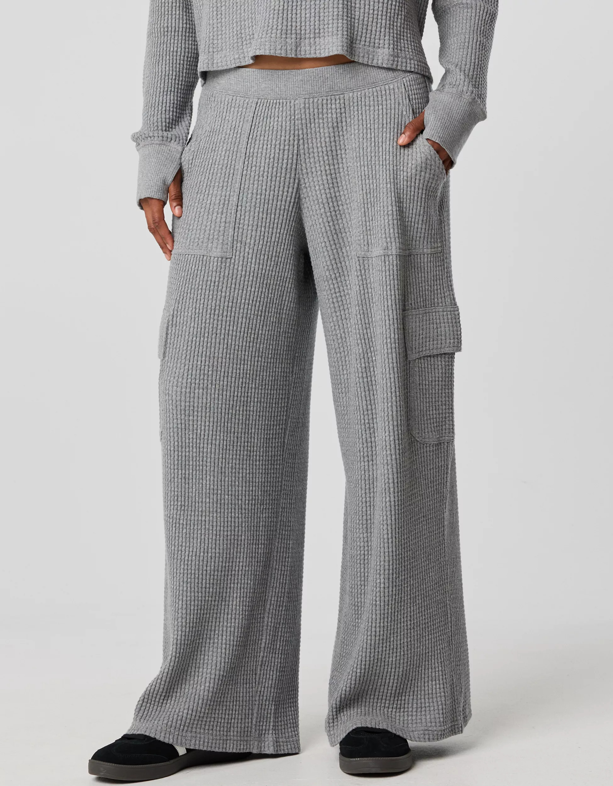 OFFLINE By Aerie Wow! Waffle Cargo Trouser | American Eagle Outfitters (US & CA)