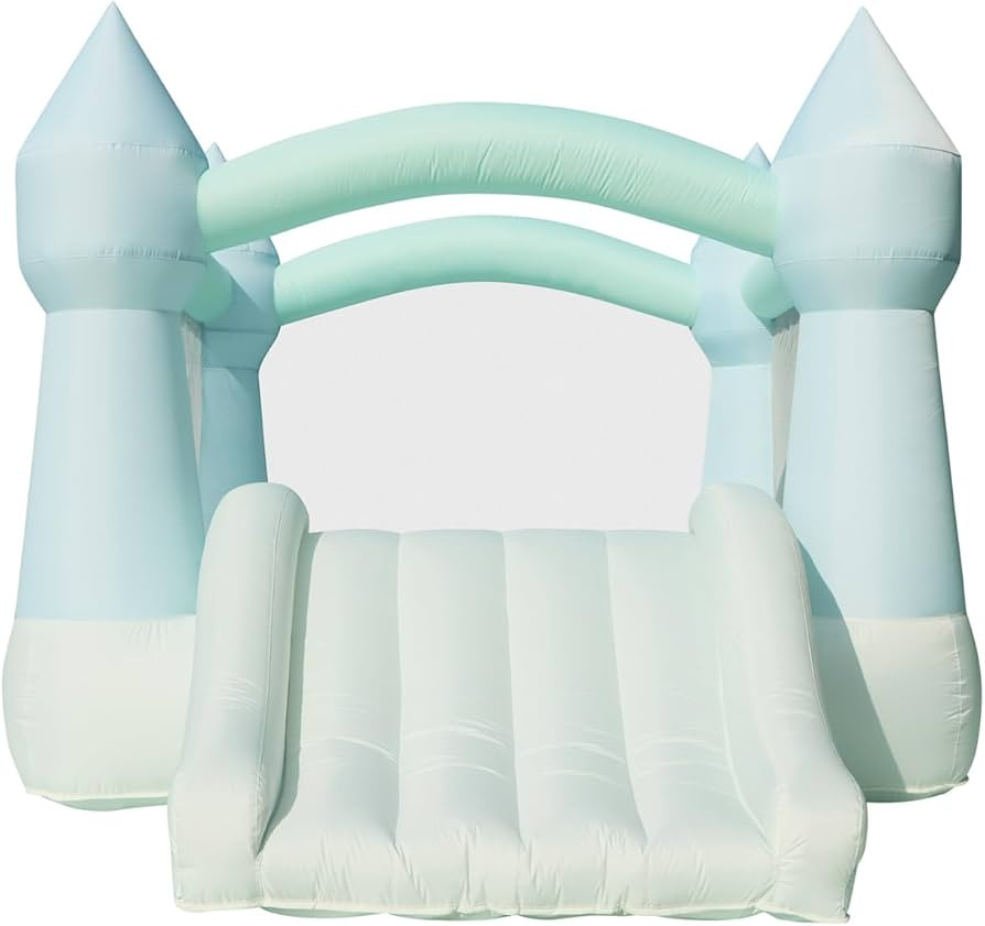Bounceland Bouncy Castle Daydreamer Mist Bounce House, Pastel Bouncer with Slide, 12 ft L x 9 ft ... | Amazon (US)