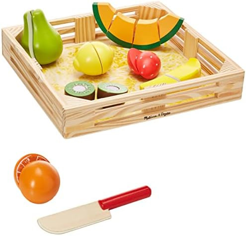Melissa & Doug Cutting Fruit Set - Wooden Play Food Kitchen Accessory, Multi | Pretend Play Kitch... | Amazon (CA)