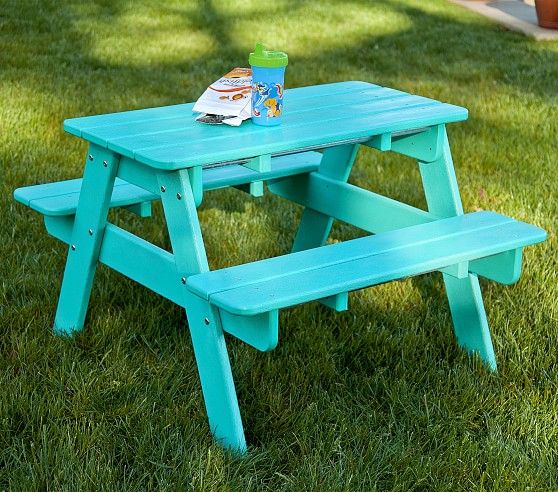 My First Polywood Picnic Table | Pottery Barn Kids