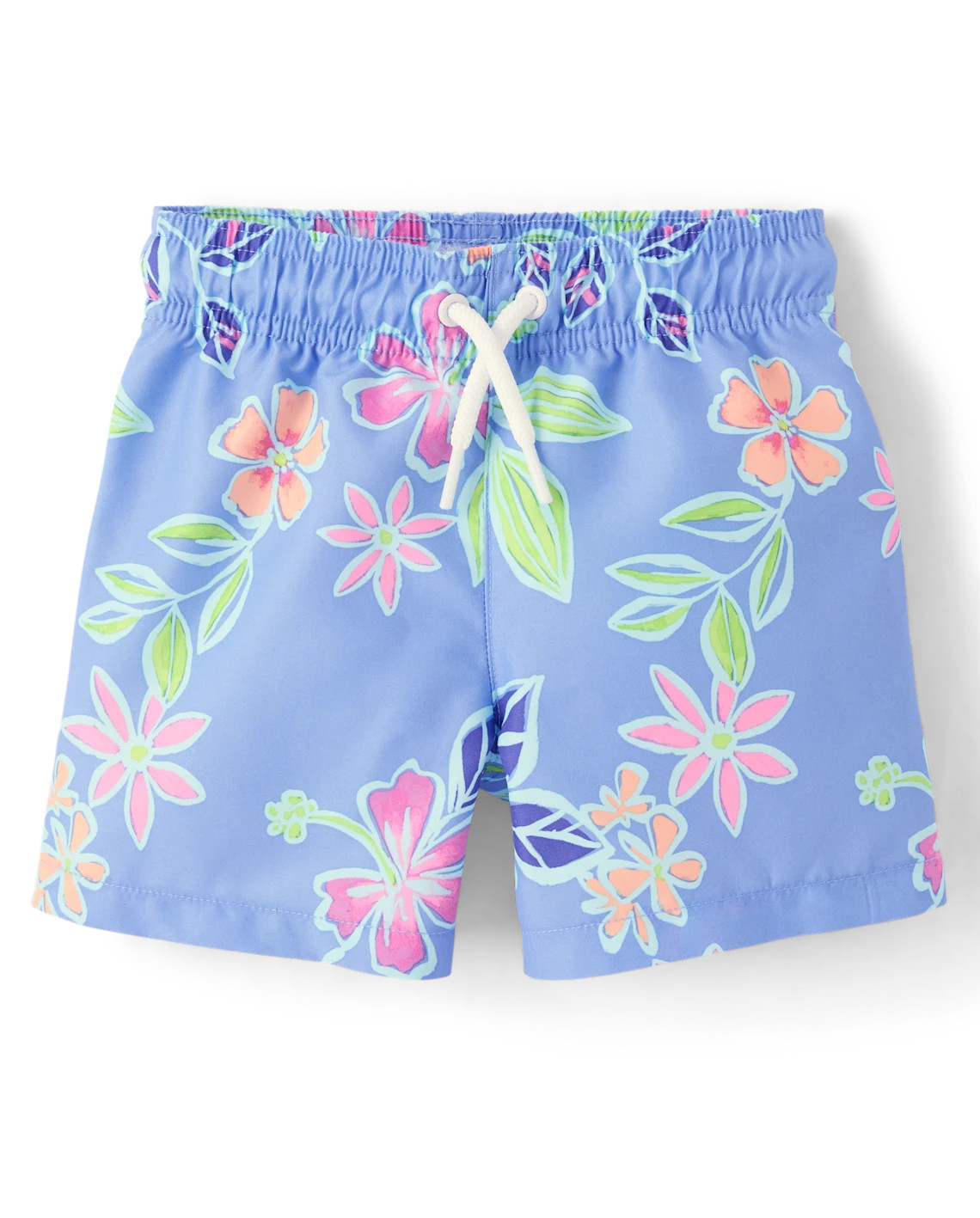 Baby And Toddler Boys Tropical Swim Trunks - blue | The Children's Place