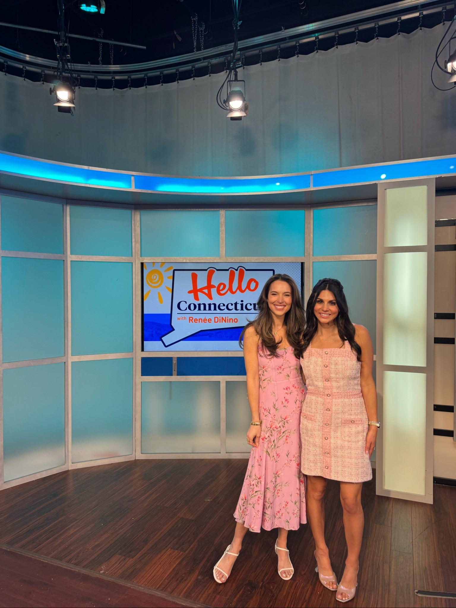 On air in pink!
We had the best time chatting all things motherhood, friendship, and finding your confidence again on the Renee DiNino Show—spreading the message behind our Pretty in Pink Again podcast!

We kept it fresh and feminine in our favorite spring looks:
I went classic in a tweed mini  and nude sandals
Shop our studio-ready styles below!

Join us at Phillies night out April 22nd!
#PrettyInPinkAgain #LTKSpringStyle #MomsInMedia #StudioStyle #OnAirLooks

