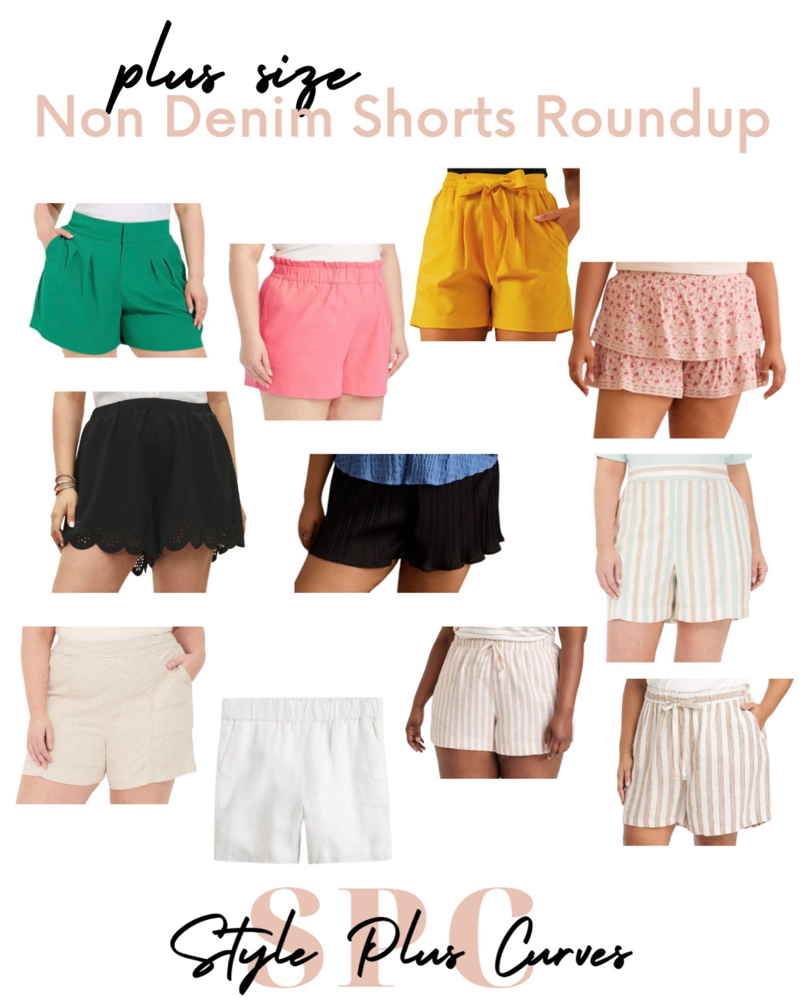 I don’t know about you, but for me, the idea of denim shorts in the summer is a big NO! So as the summer goes on, I wanted to round up some great plus size non-denim short options. Give me light linen and fun colors any day! 

#LTKSeasonal #LTKPlusSize