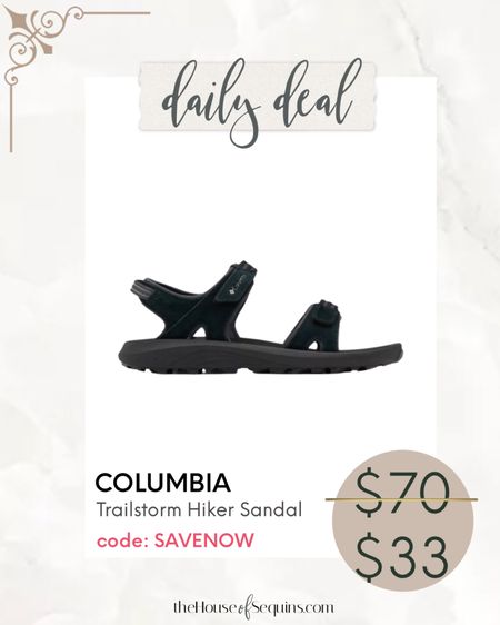 EXTRA 20% OFF Columbia Hiking sandals with code SAVENOW