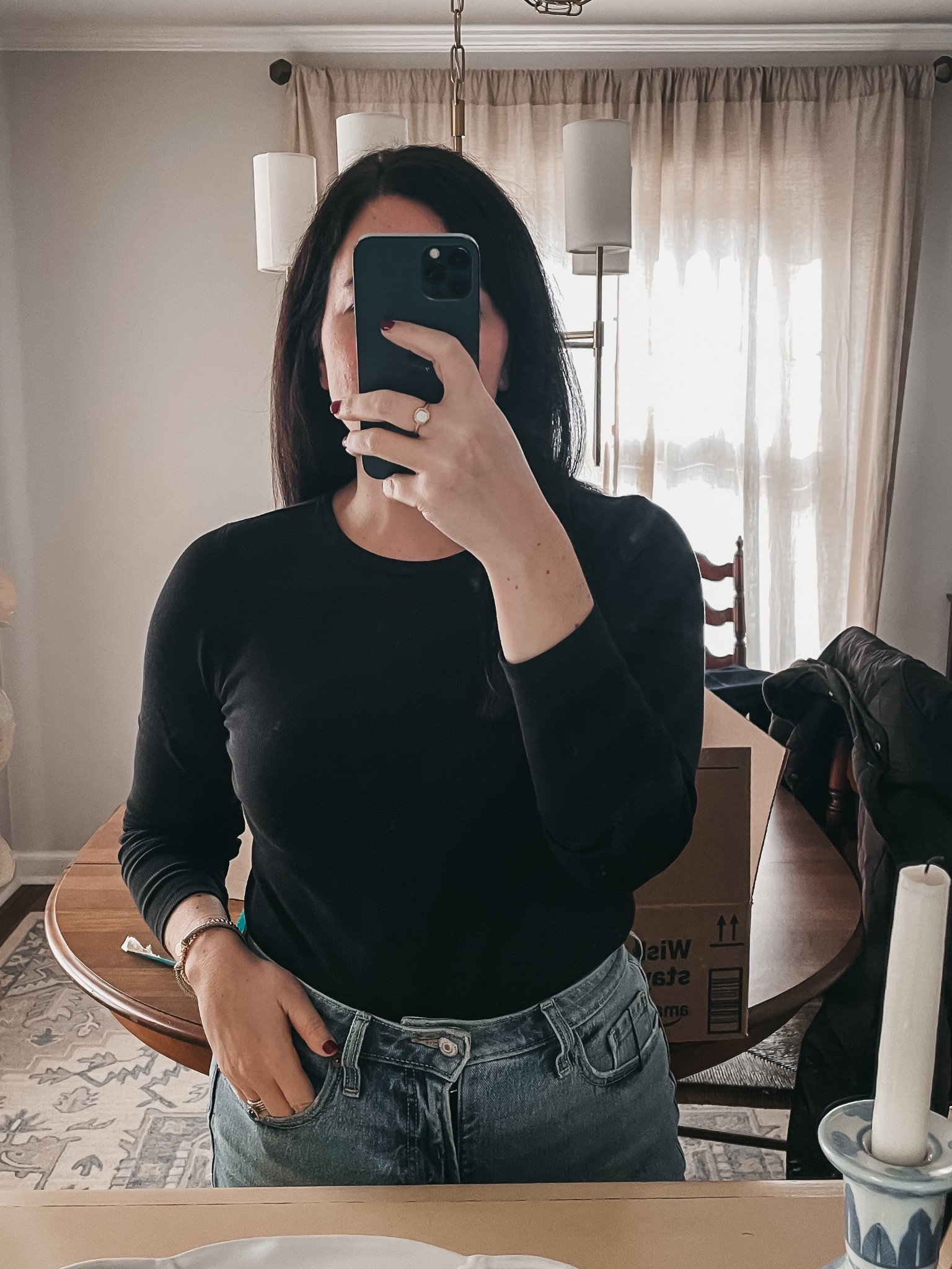 my favorite go to crewneck cashmere sweater is on sale for 50% off. It’s the perfect layering piece and my favorite sweater to travel with it fits true to size a great gift idea for your mom, sister or mother-in-law.

#LTKootd #LTKSaleAlert #LTKGiftGuide