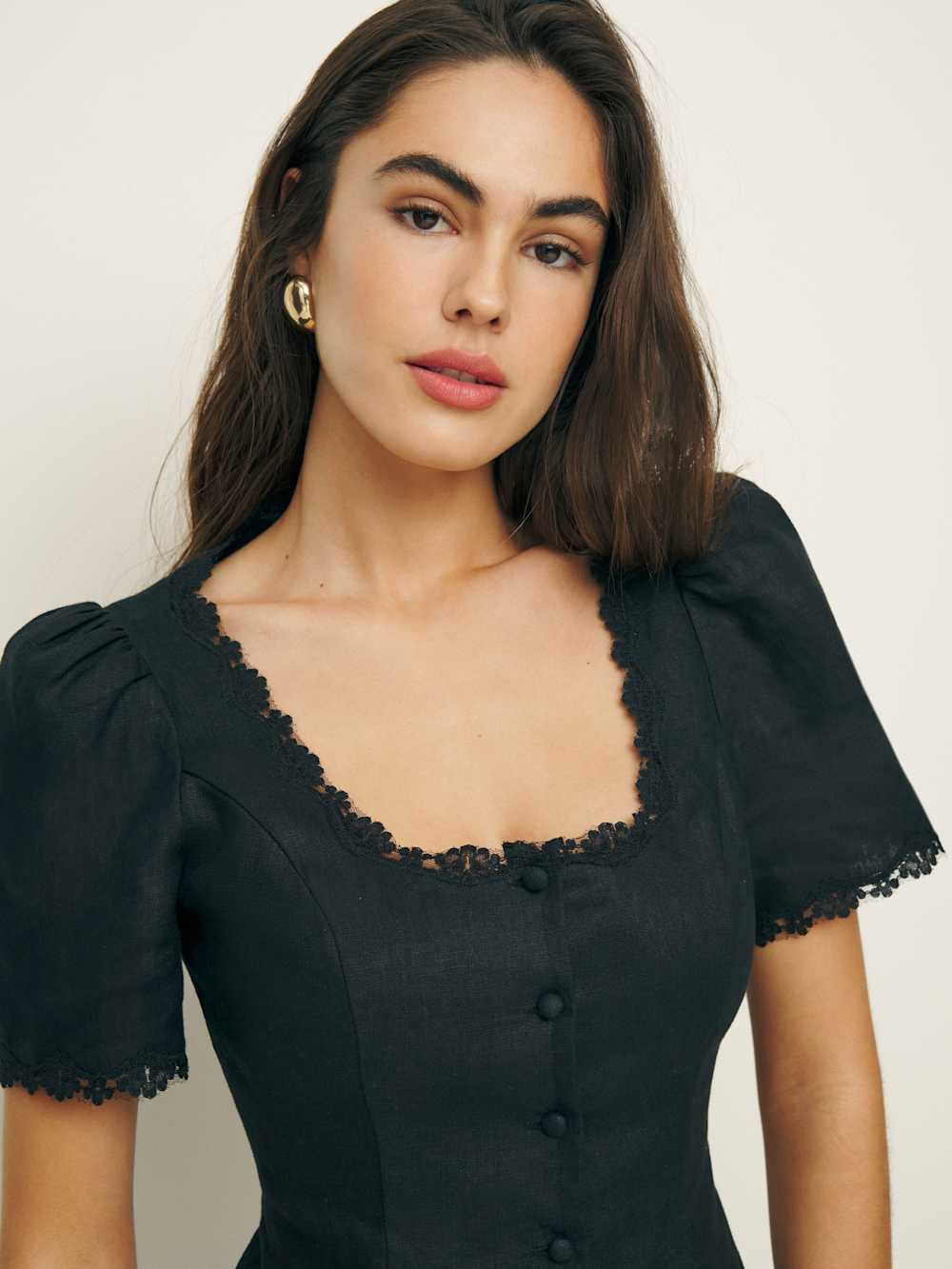 Anabella Linen Top | Reformation (Global)