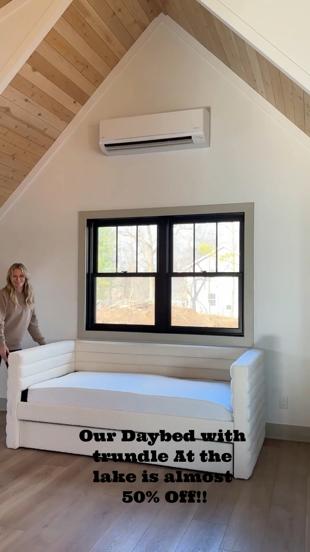 The day bed was such a good find and the trundle is a bonus. The quality is amazing and the Boucle fabric is just so good! 

#LTKHome #LTKSaleAlert