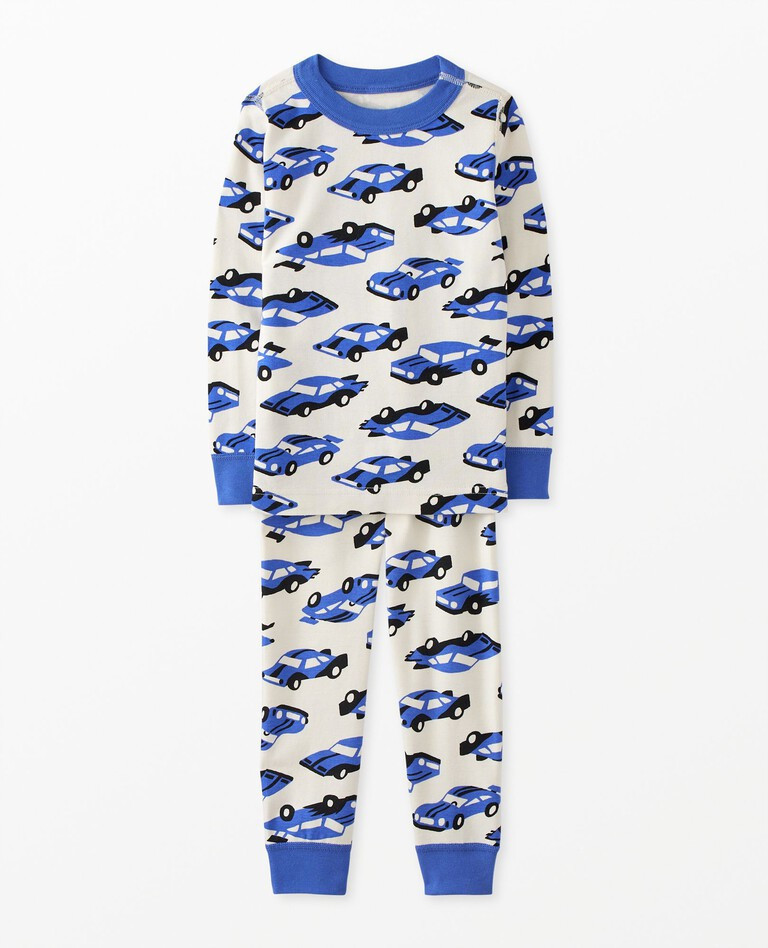 Print Long John Pajama Set | Hanna Andersson