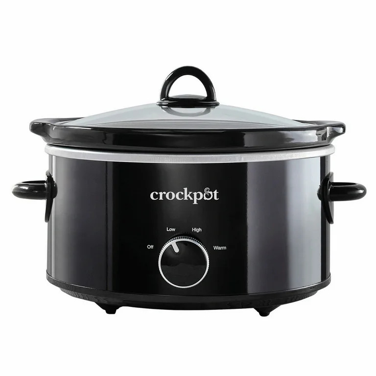 Crock-Pot® 4-Quart Classic Slow Cooker, Black | Walmart (US)