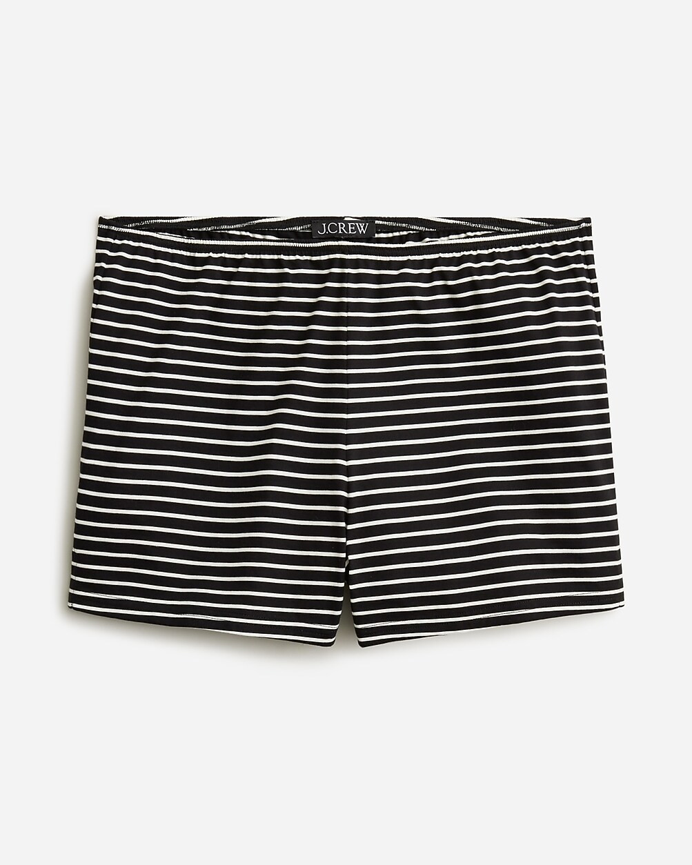 Pima cotton pull-on short in stripe | J. Crew US