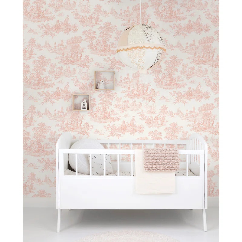 Spurling Peel & Stick Toile Wallpaper | Wayfair North America