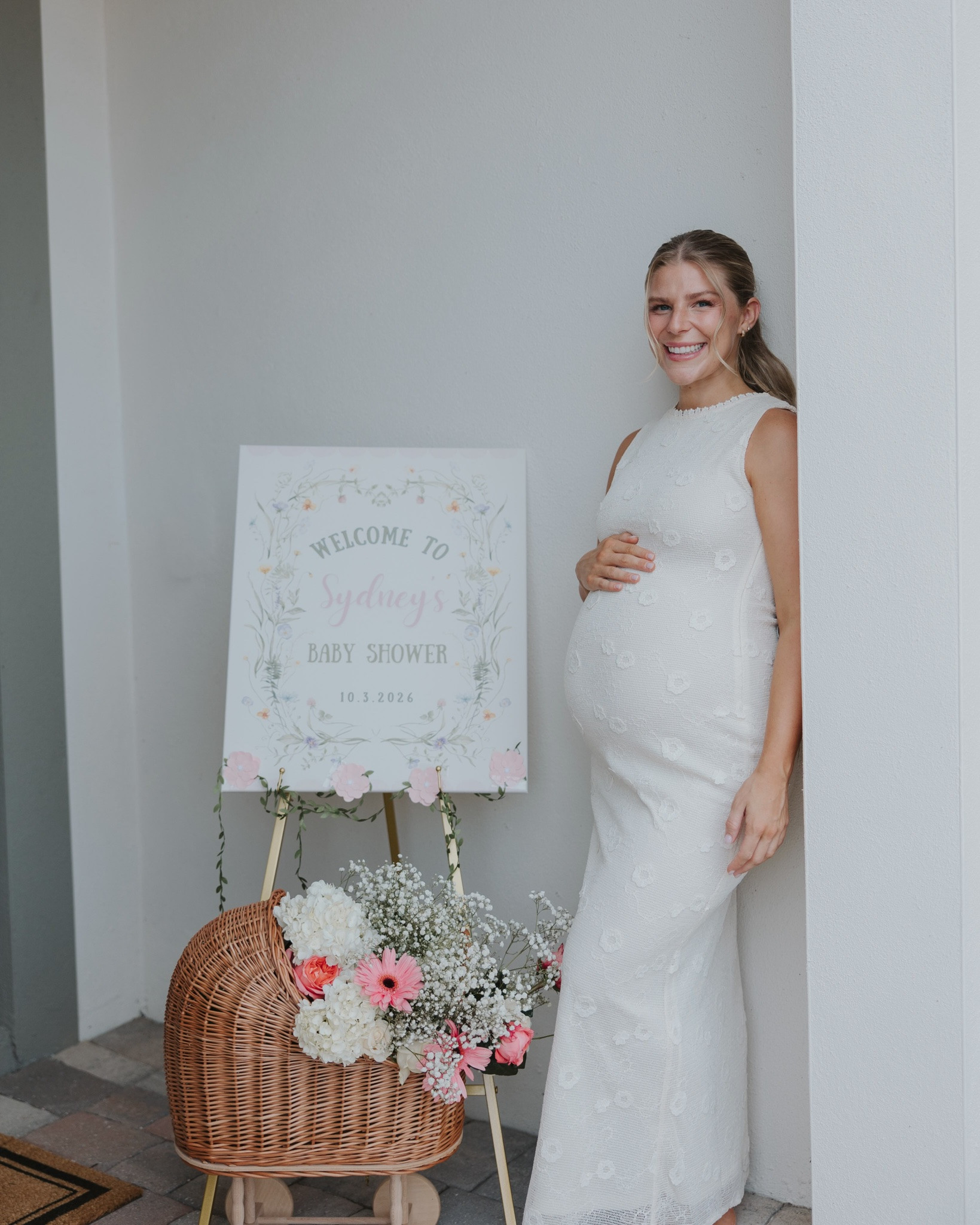 Baby shower of my dreams!!! Counting down the seconds until this sweet baby girl is here! 🌸