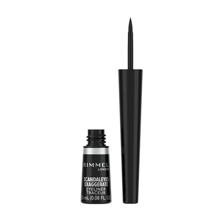 Rimmel London Exaggerate Eyeliner 001 Black 0.08 fl oz | Walmart (US)