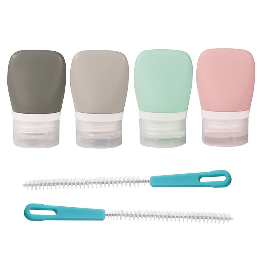 4Pcs Squeeze Salad Dressing Bottles, Leakproof Mini Sauce Condiment Bottles and Dressing to Go fo... | Amazon (US)