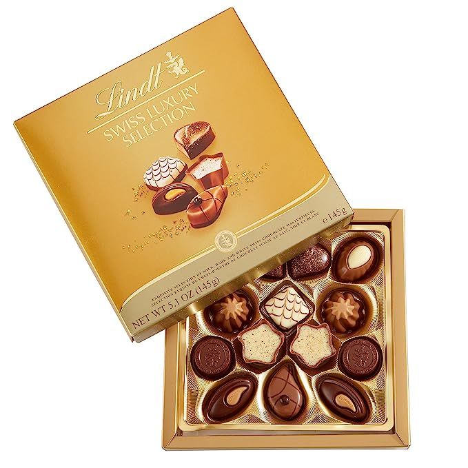 Lindt Swiss Luxury Selection Boxed Chocolate, Gift Box, Great for Holiday Gifting, 5.1 Ounce | Amazon (US)