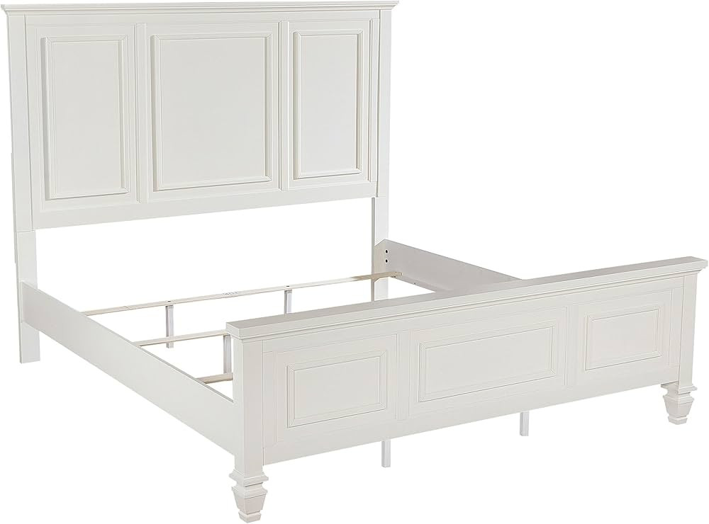 Coaster Home Furnishings Sandy Beach Coastal Wood Eastern King Size Panel Bed Frame 63-inch Headb... | Amazon (US)