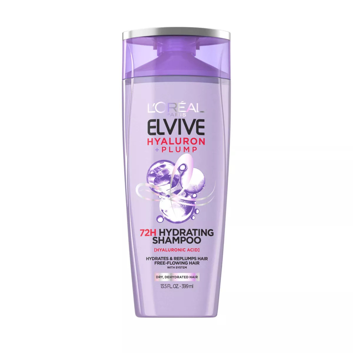 L'Oreal Paris Elvive Hyaluron Hydrating Shampoo Paraben-Free - 13.5 fl oz | Target