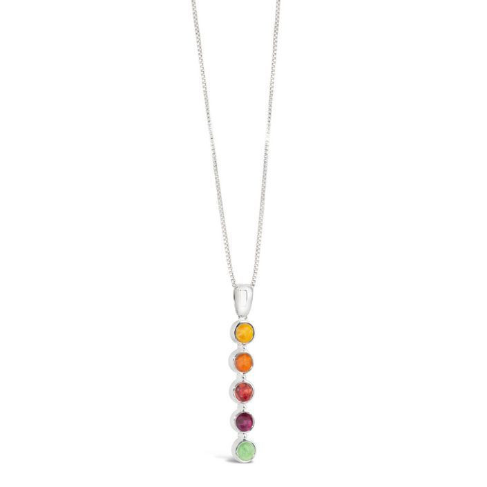 Endless Summer Sunsets Vertical Bar Necklace | Dune Jewelry