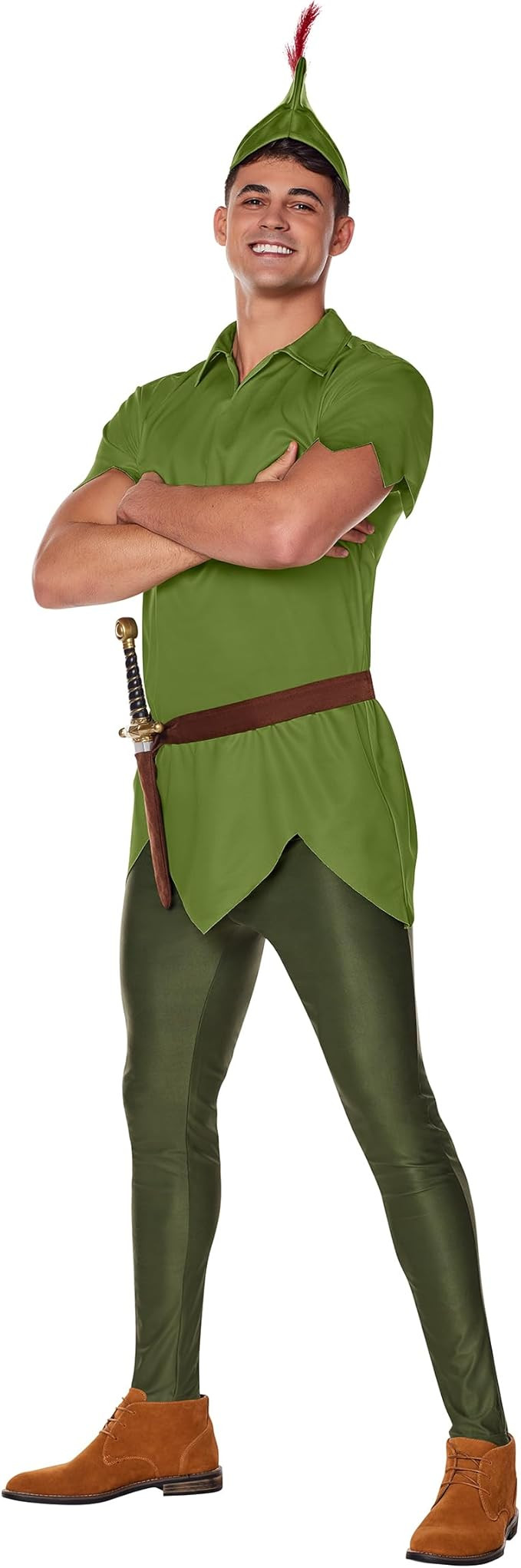 Spirit Halloween Disney Adult Peter Pan Costume | Officially Licensed | Couples Costumes | Amazon (US)