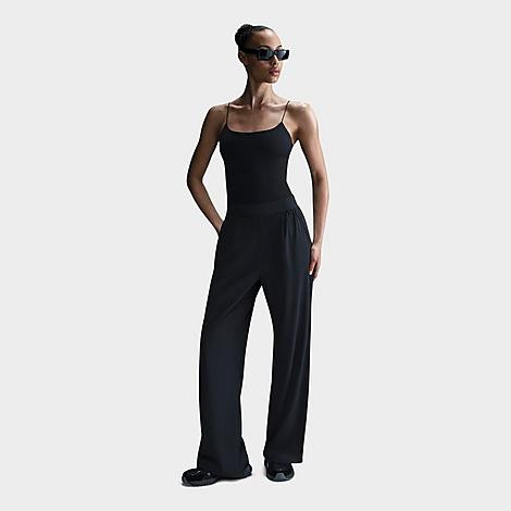 Nike Women's 24.7 PerfectStretch Dri-FIT High-Rise Wide-Leg Pants in Black/Dark Smoke Grey Size: 2XL | JD Sports (US)