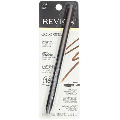 Revlon ColorStay Eyeliner Pencil, Brown [203], 0.01 oz (Pack of 2) | Amazon (US)