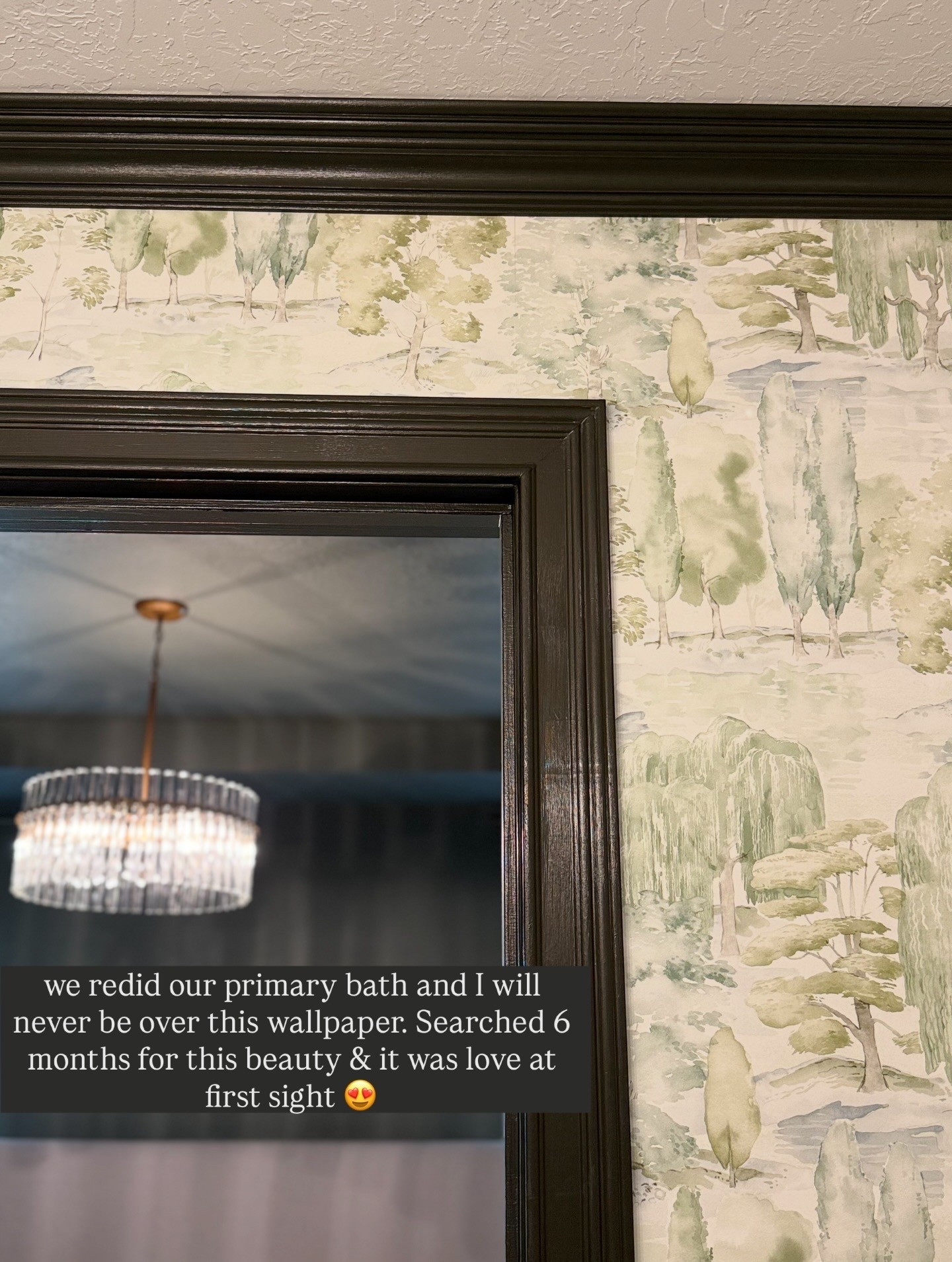 Timeless home interiors, classic home decor,  - this wallpaper was love at first sight when I chose it for our primary bath Reno. 
Top Home pics of 2025 ￼￼

#LTKHome