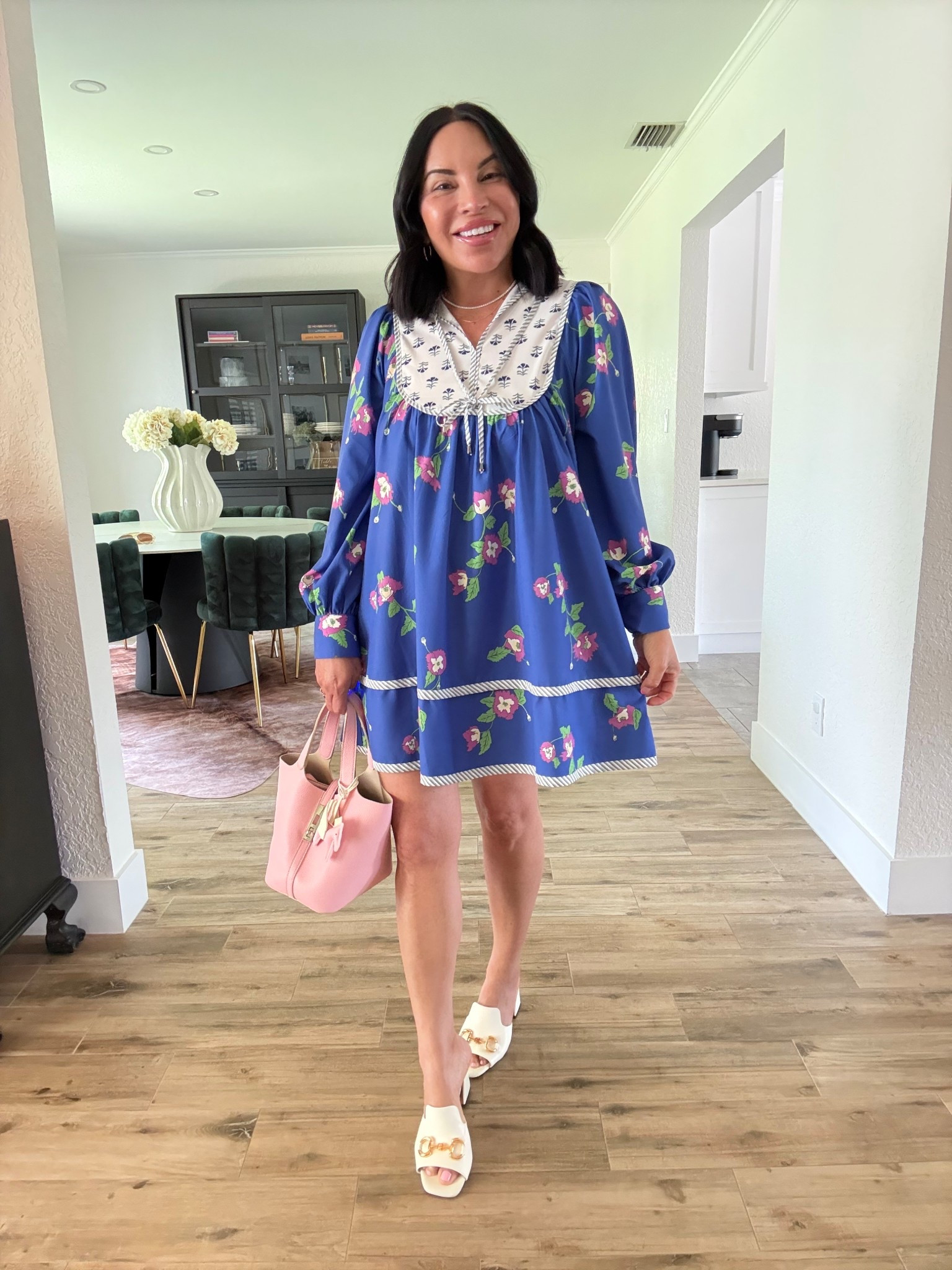 Floral spring mini dress 

#LTKSeasonal #LTKmomlife #LTKootd
