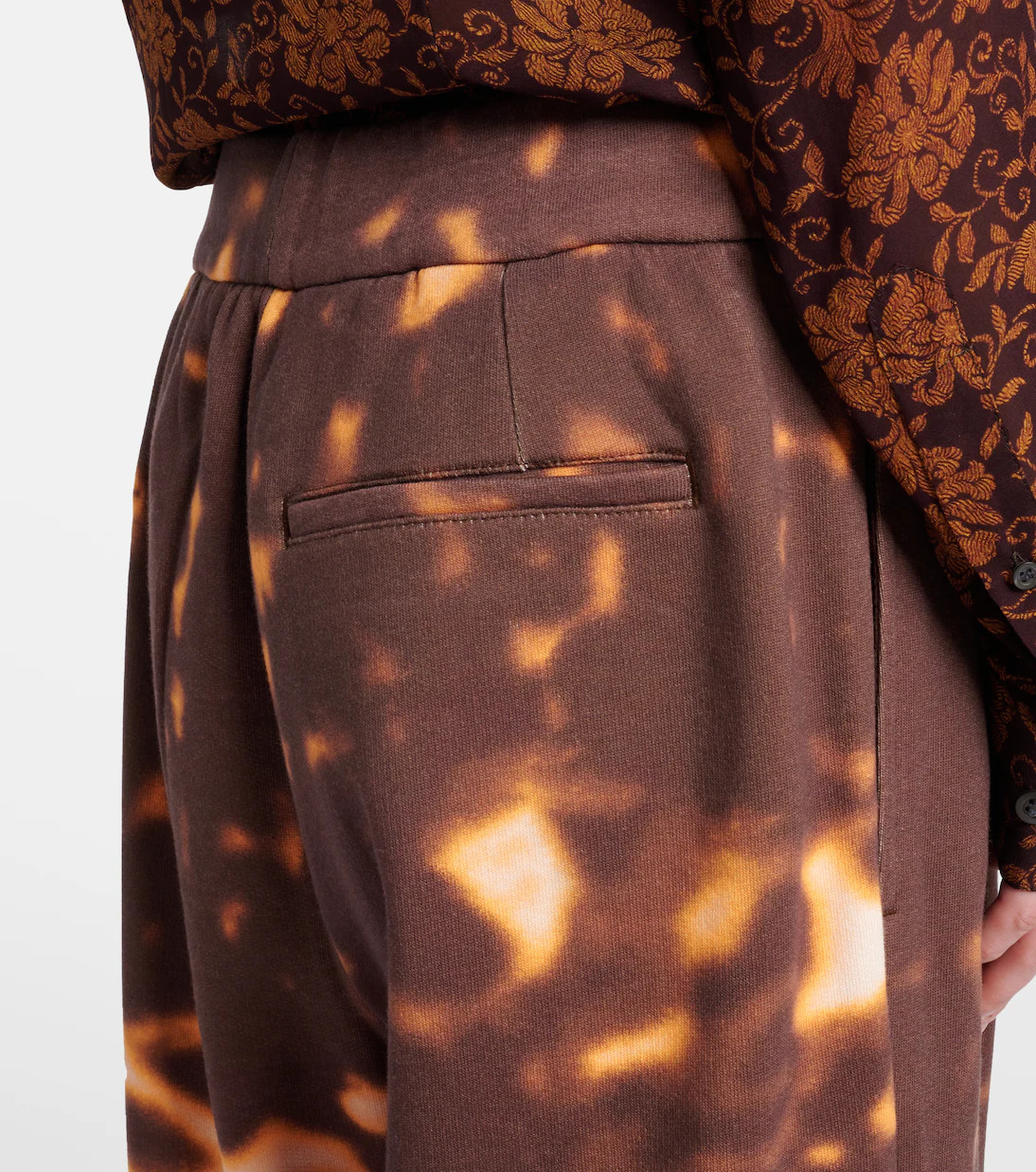 Printed cotton wide-leg pants | Mytheresa (UK)