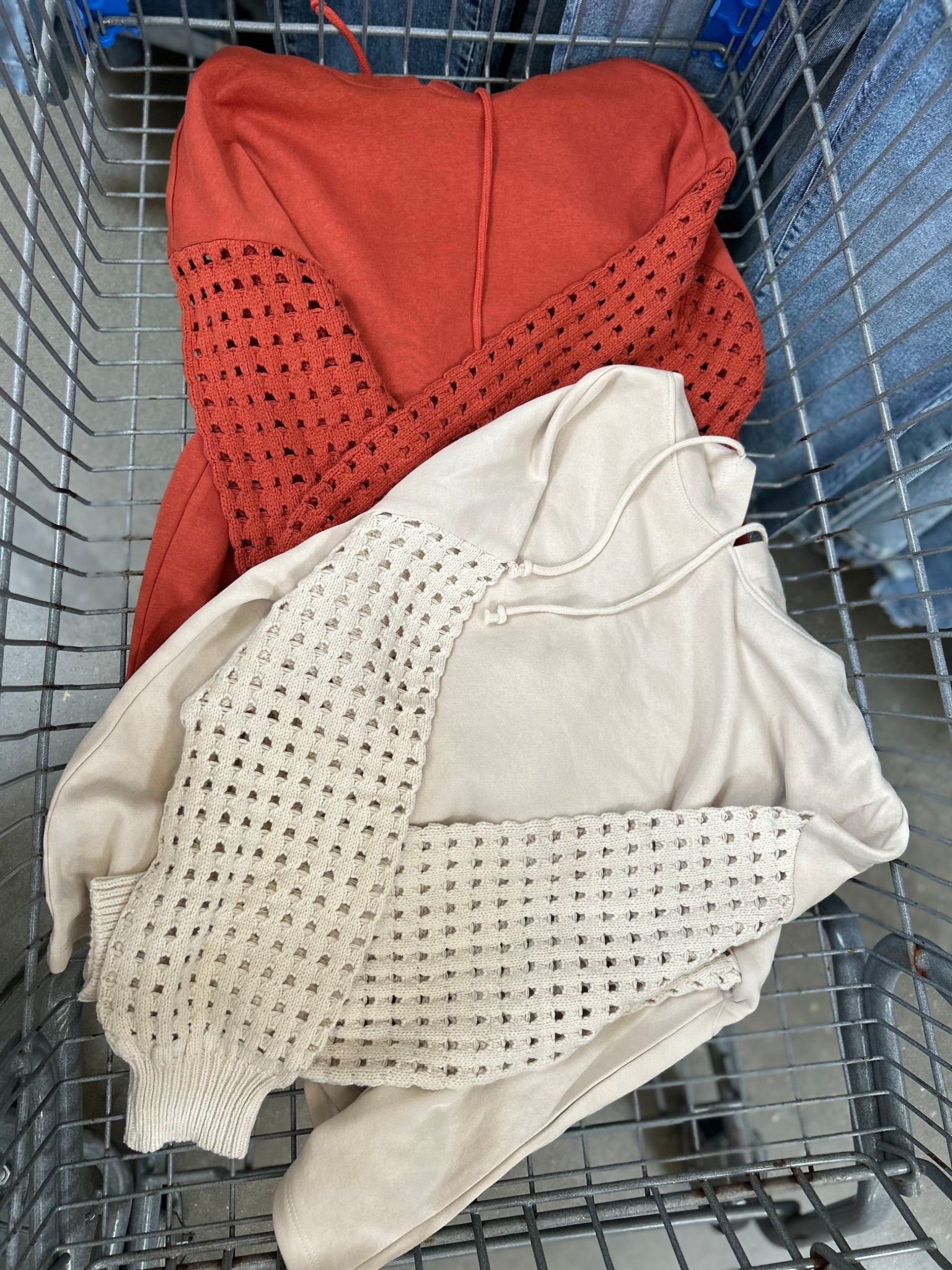 Found the absolute cutest hoodie at Walmart! Look how fun these sleeves are. Super easy to dress up or down 😍 #walmartpartner #walmartfind #walmartfashion #fallfashion #winterfashion #hoodie 

#LTKFindsUnder50 #LTKSeasonal