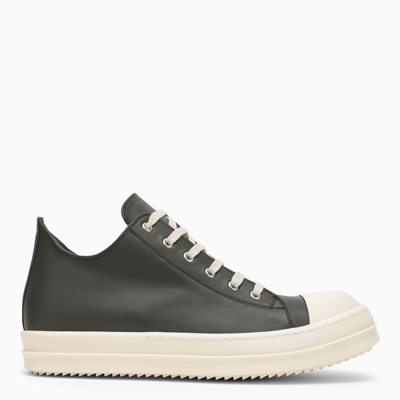 Luxor dark green/white low trainer | The Double F