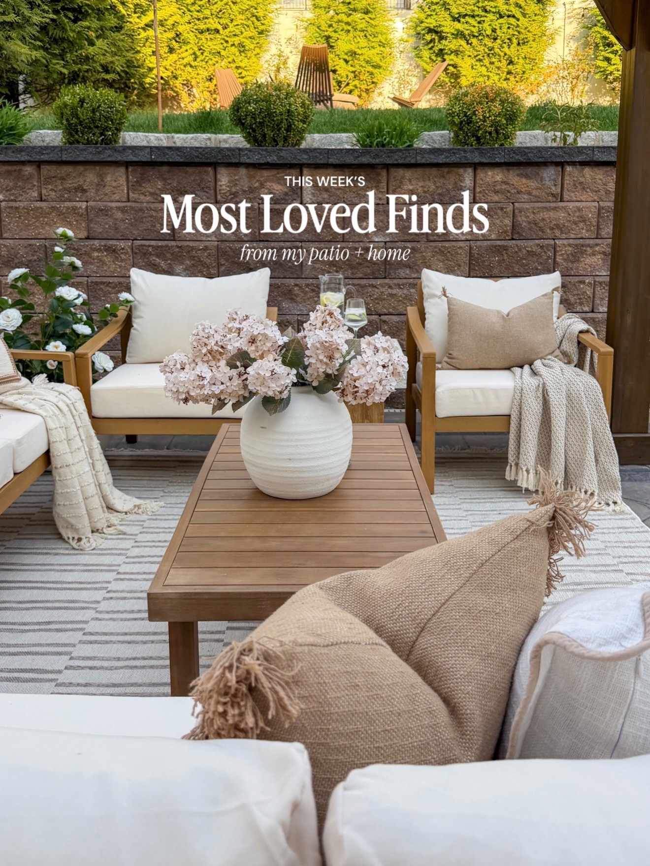 Sharing this week’s most loved home pieces that brought our outdoor patio to life… plus a few cozy favorites you all been loving inside too. 🌿🤎

#patiostyle #neutralhome #homefinds #outdoorliving #bestsellers

#LTKHome #LTKSaleAlert